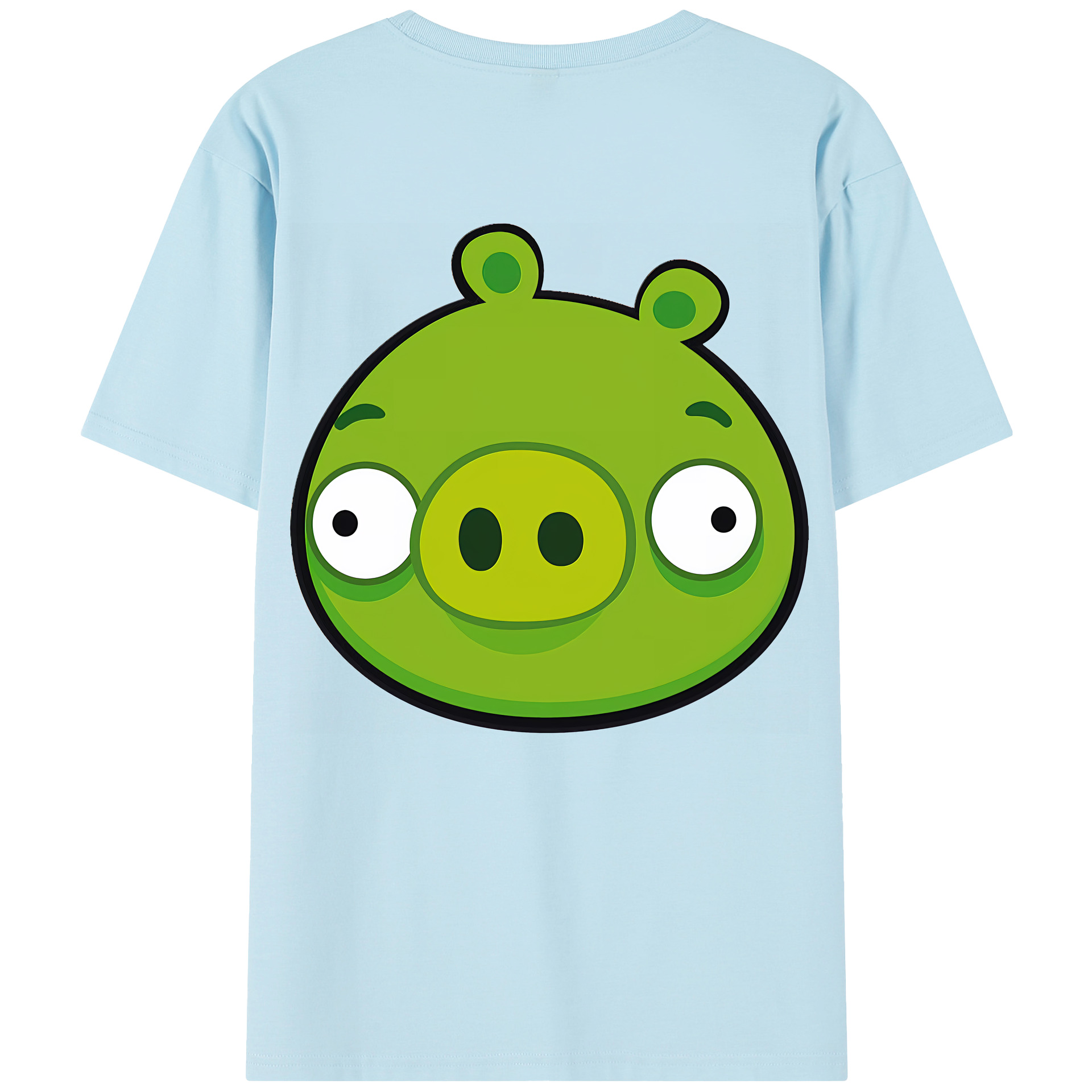 （画像用） Angry Birds アングリーバード 綿100％半袖Tシャツ（背面プリント）